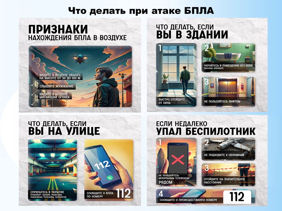 Алгоритм действий при атаке БПЛА